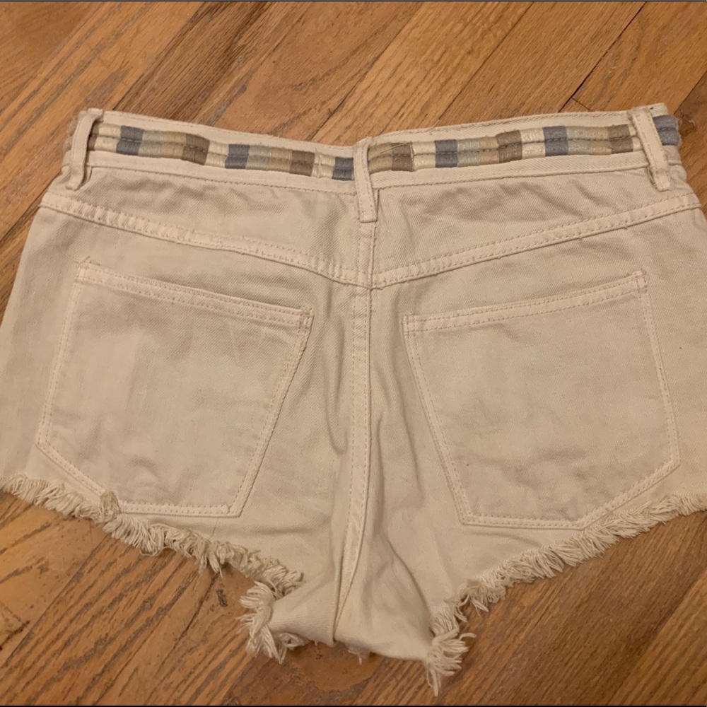 Free People Ivory Shorts